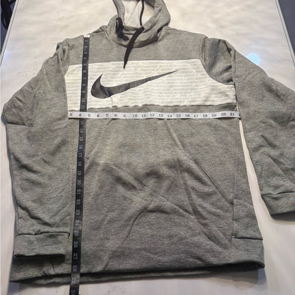 Nike Gray and White Lightweight Hoodie Jacket - Picture 1 of 4